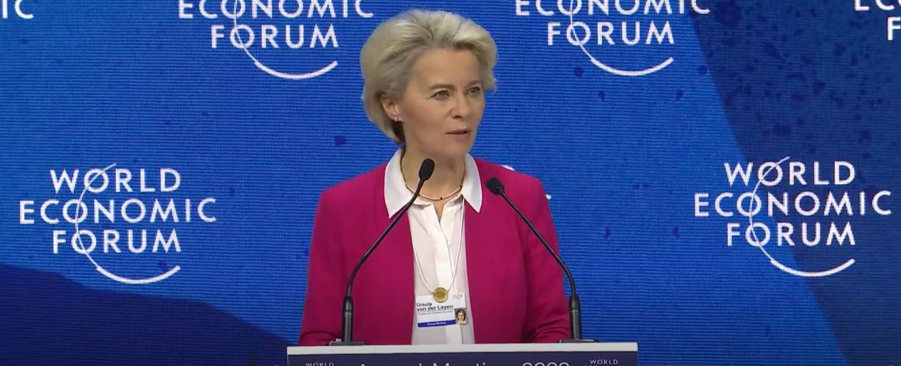 Ursula von der Leyen in Davos